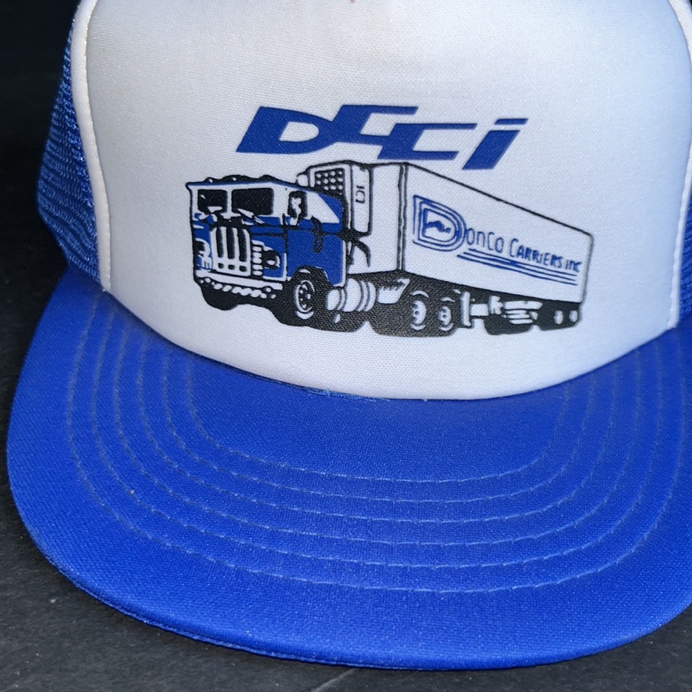 VINTAGE Trucker Hat Snap Back Mesh Summer Collectible Cap - Picture 2 of 7